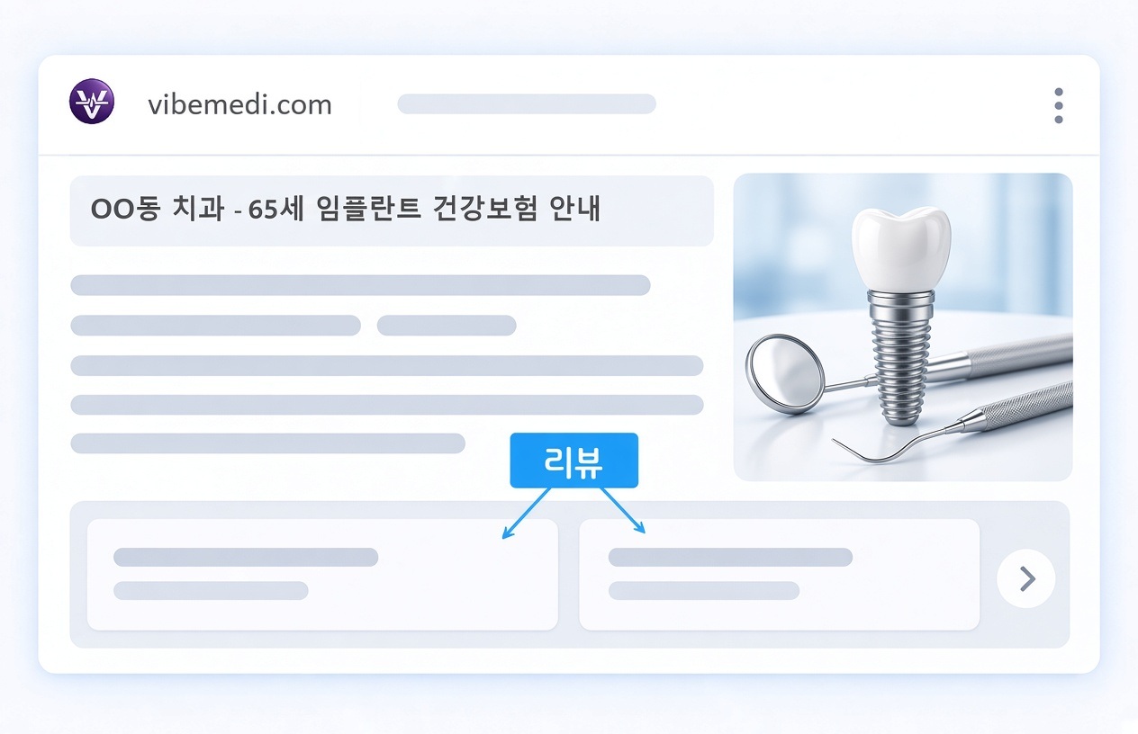 네이버 검색결과 - 병원 리뷰 캐러셀